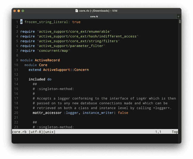 New MacVim